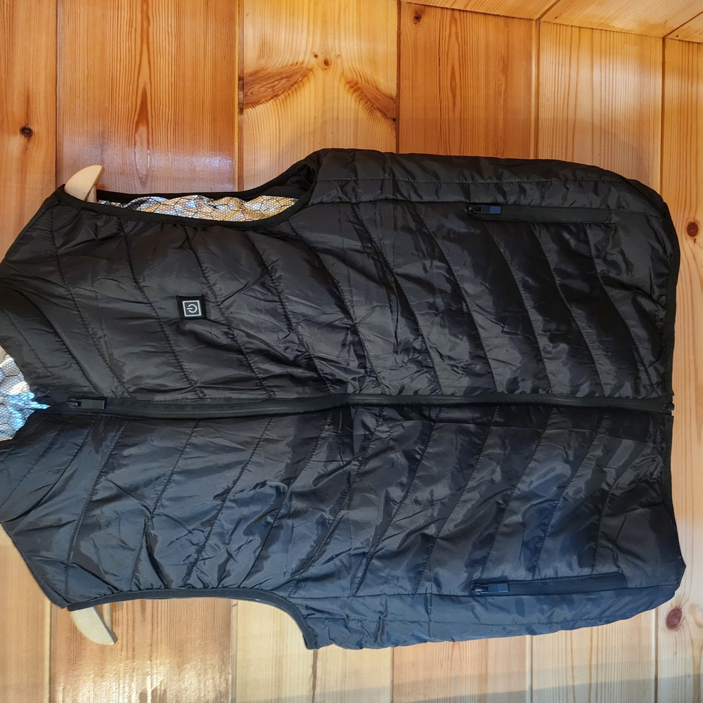 Black Quilted Vest